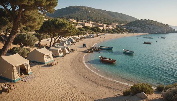 Où trouver un camping bord mer mediterranée ?